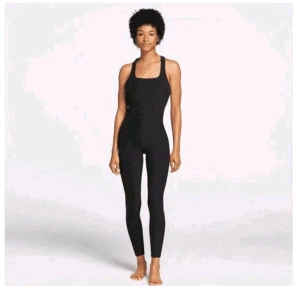 CALIA Women's $110 LustraLux Fitted Bodysuit NWT Size S Strap Black